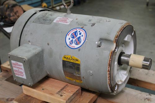 BALDOR 7 1/2   7.5 HP 3 PHASE AC MOTOR  1725 RPM MODEL  CWDM3710T