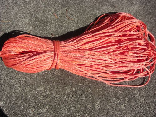 120&#039; of 3/16&#034; dyneema sk-75 saturn 8 strand by samson rope with eye splice for sale