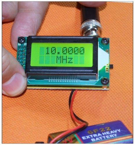High Accuracy RF 1 to 500 MHz Frequency Counter Tester measurement For ham Radio