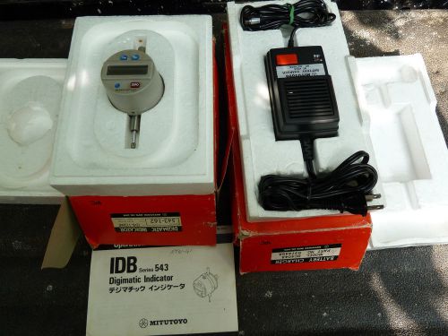 Mitutoyo 543-162 1DB-112ME  Digimatic Digital Indicator &amp; Charger BC404A 937445A