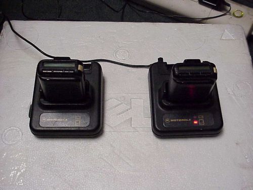 Lot of 2-Motorola Keynote Pagers w/  2 Chargers **FREE SHIPPING**