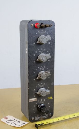 General Radio Decade Resistance Box (CTAM #8127)