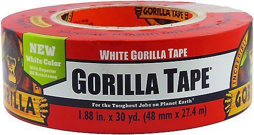 NEW 30yd White Gorilla Tape
