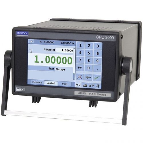 High speed pressure controller/calibrator mensor cpc 3000.  range -15 to 100psig for sale