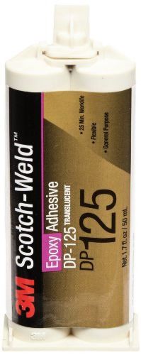 3M DP125 Scotch-Weld Epoxy Adhesive Translucent, 1.7 fl oz (Case of 12)