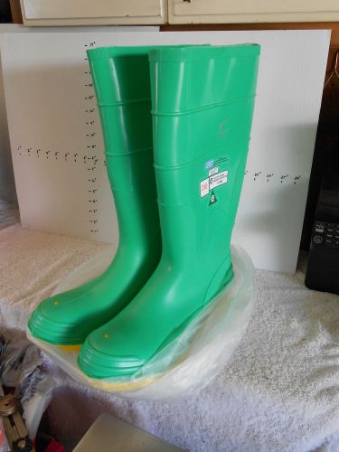 Onguard Industries Size 14 Hazmax Green 16&#034; PVC Kneeboots With Ultragrip Sipe Ou