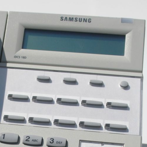 Samsung iDCS 18D Falcon Phone White Light Grey Refurbished Year Warranty