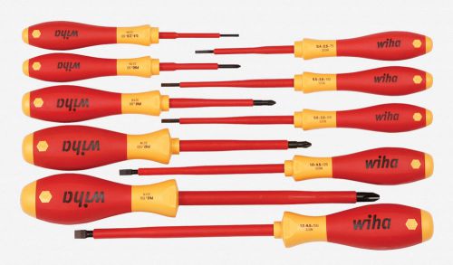 Wiha 32093 10 piece insulated slotted and phillips set for sale