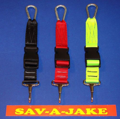 Firefighter neverlost flashlight keeper sav-a-jake - neon yellow for sale
