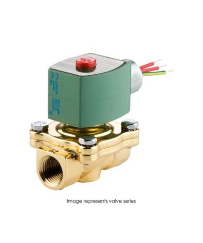 ASCO EF8210G100 120/60 VAC 2-Way Brass 2&#034; In Solenoid Valve, Normally Closed