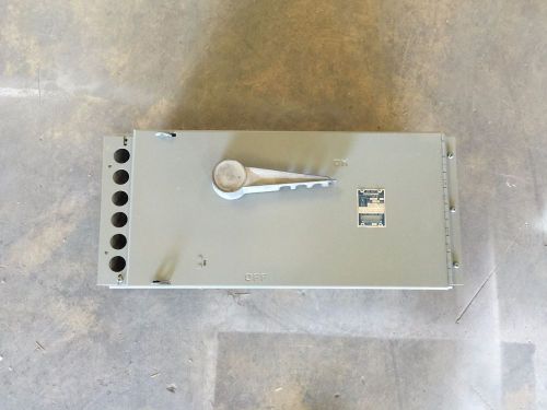 Sylvania panelboard fusible switch 200 amp 240v 3 pole qsf203 qsf2053 for sale
