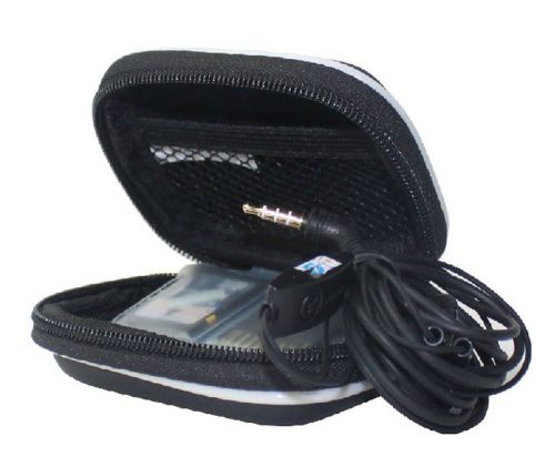 Square carrying hard case storage bag for sd card mp3 mp4 bluetooth earphone for sale