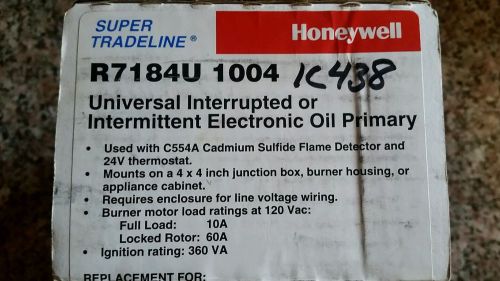 Honeywell R7184U1004 Universal Interrupted Ignition Oil Burn Primary Control