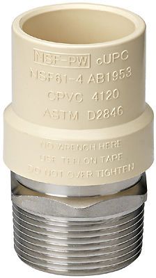 Homewerks worldwide llc 3/4&#034;mip cpvc adapter for sale