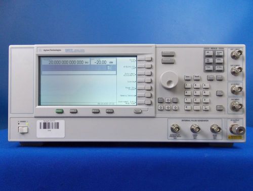 Agilent e8257d  psg analog signal generator, 250 khz to 20 ghz w/ opts: 1ea/520 for sale