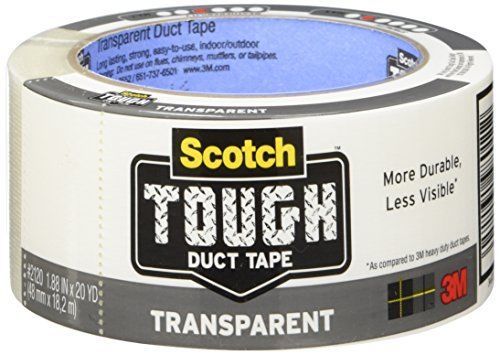 NEW 3M Scotch Transparent Duct Tape1.88-Inch by 20-Yard2120-A  - FREE SHIPPING