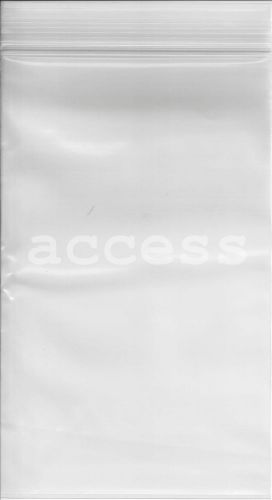 3X4 4 MIL RECLOSABLE CLEAR ZIP LOCK POLY BAGS 100 PCS  SHIPS FROM THE U.S.A.