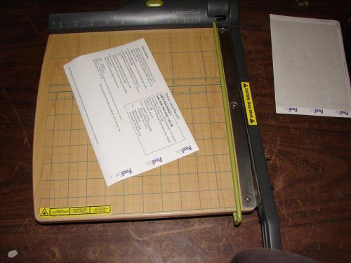 Classic Cut Gullitine Trimmer Paper Cutter with laser Guide UNUSED