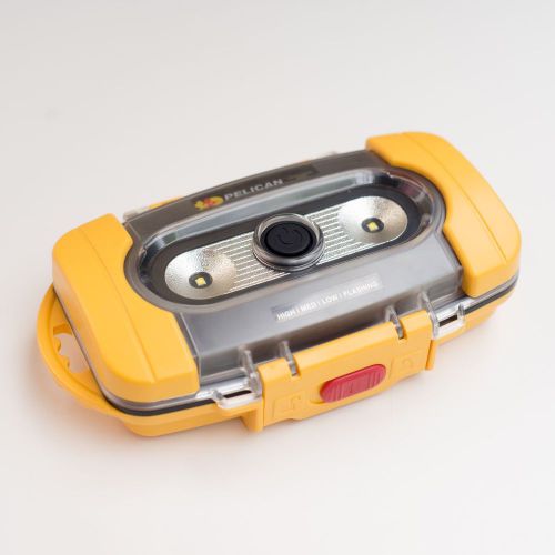 Pelican ProGear Yellow 9000 Waterproof Case &amp;  LED Light Flashlight