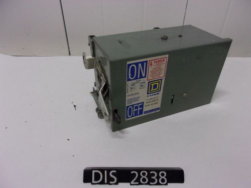 Square d 208 volt 20 amp  bus plug w/20a circuit breaker (dis2838) for sale