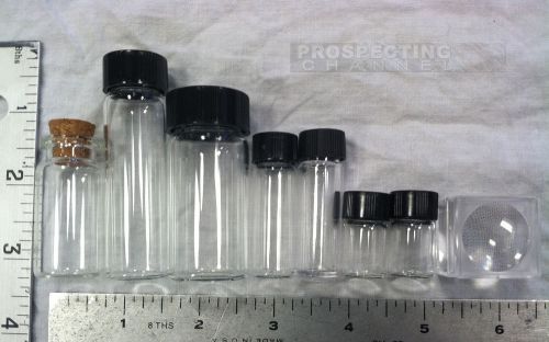 Vial variety pack + magnifier display box for sale