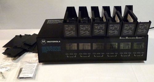Motorola conditioner battery maintenance system plus wpln4079 6-bay w adapters for sale