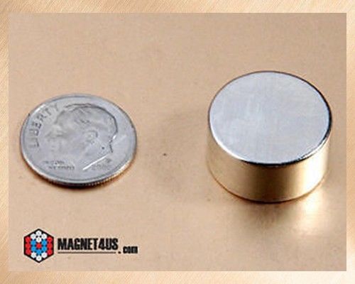 2pcs super strong neodymium rare earth magnet disc 3/4&#034; dia. x 3/8&#034; thick for sale
