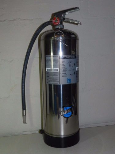 Buckeye CHROME Fire Extinguisher 2.5 Gallon Water Model 500