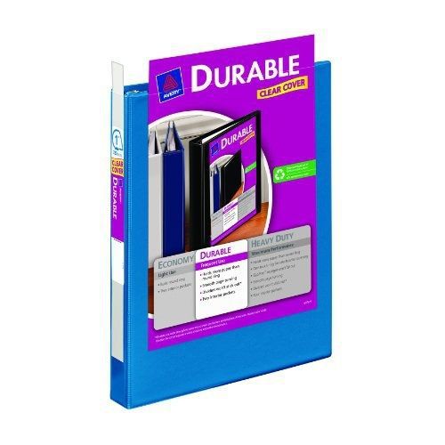 Avery Durable View Binder with 1 inch Ring, Dark Blue, 1 Binder (17831)