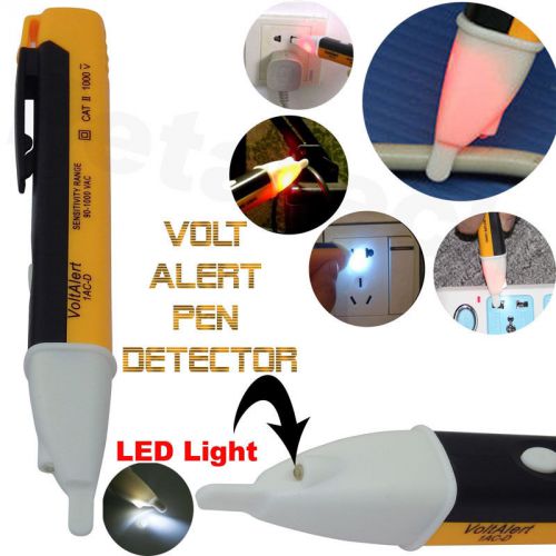 Ac 90~1000v non-contact led electric alert voltage detector sensor tester pen for sale