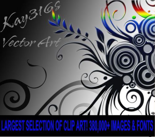LARGEST SELECTION OF VECTOR / CLIP ART! 380,000+ IMAGES &amp; FONTS