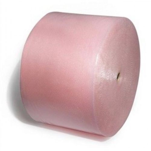 Anti static air bubble roll industrial anti static 125&#039; l x 24&#034; w 1/2&#034;thick pink for sale