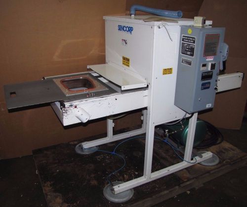 Sencorp systems model 630 220v 3ph blister tray sealer sealing machine w/ levels for sale