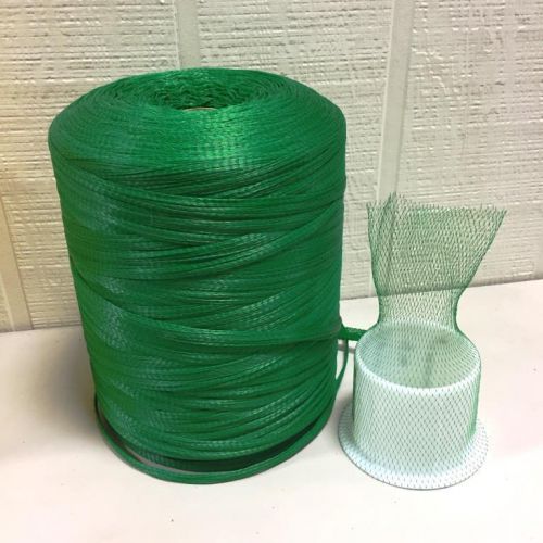 Roll of Green Mesh Netting Produce/Seafood Bag Material