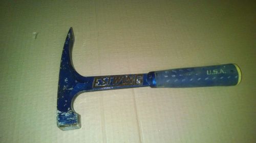 Estwing 22oz bricklayer hammer