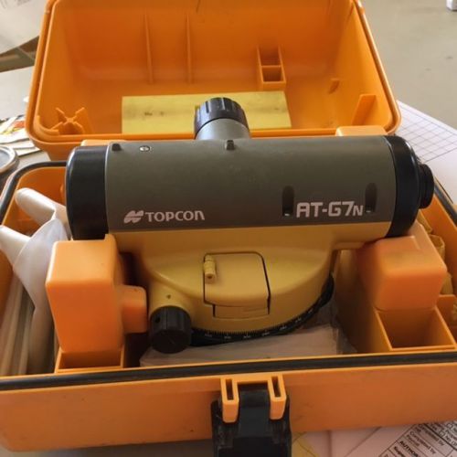 TOPCON AT-G7N AUTOMATIC OPTICAL LEVEL WITH CASE