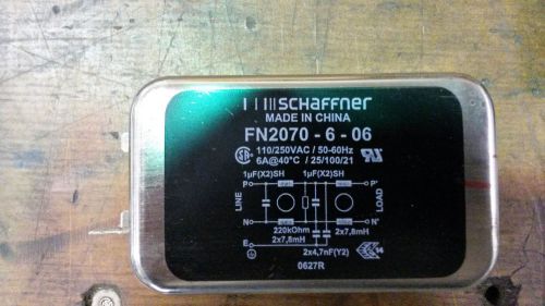 Schaffner Model FN2070-6-06 EMI Filter