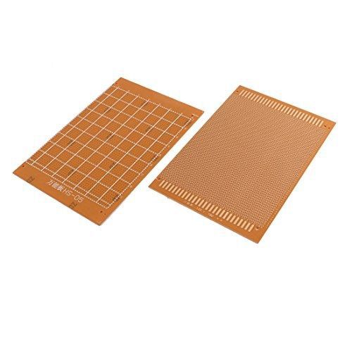 Uxcell® copper pcb printed circuit board prototype breadboard 12x18cm 2pcs for sale