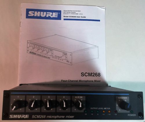 Shure SCM268 Four-Channel Microphone Mixer