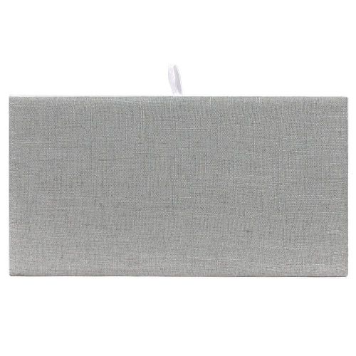 Flat gray liner drawer liner jewelry tray liner full tray insert grey linen for sale