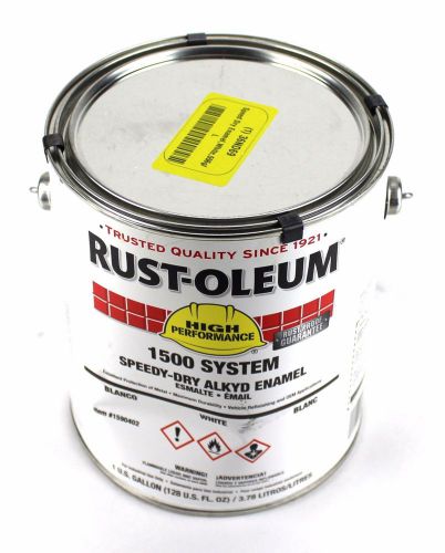 Rust-Oleum 1590402 Alkyd Enamel Paint Speedy Dry White 1500 System 1 Gal. USA PA