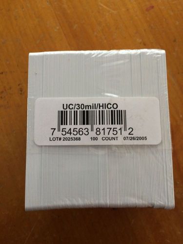New fargo dtc510 printer pvc blank id card with magnetic strip cards for sale