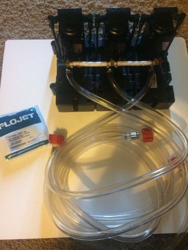 Flojet 3-pump kit complete nib inc mounting hardware for sale