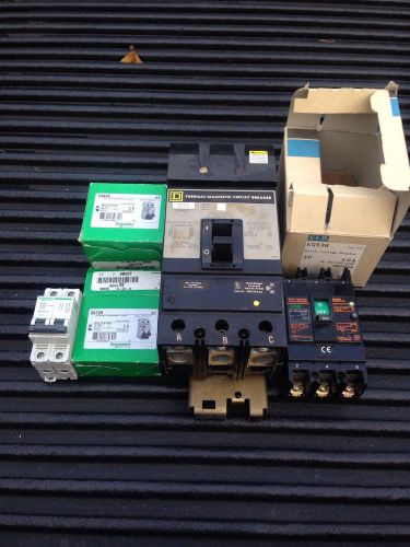 Lot of square d circuit breakers for sale