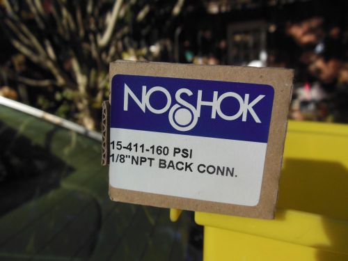 Noshok 15-411-160PSI 1/8&#034; NPT SS gauge