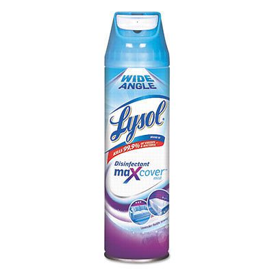 Lysol Max Cover Disinfectant Mist, Lavender Field, 15 oz Aerosol, 12/Carton