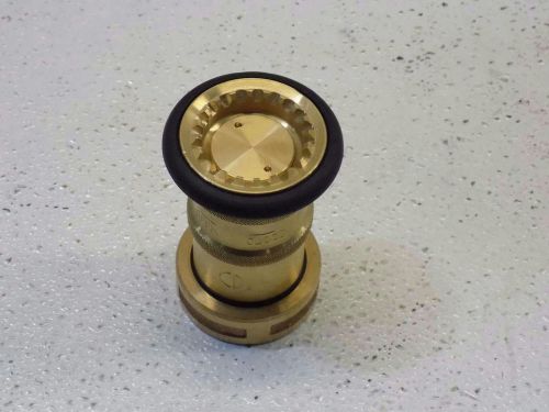 Nni 1-1/2in. nst nh fire hose bronze fog nozzle for sale