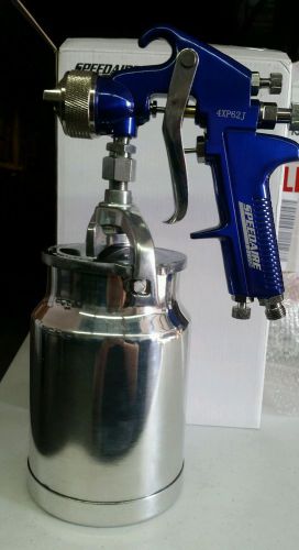 Speedaire siphon spray gun kobalt blue for sale