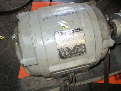 US ELECTRICAL MOTOR 10HP 215T 230 460 V 1800 RPM MADE USA SURPLUS