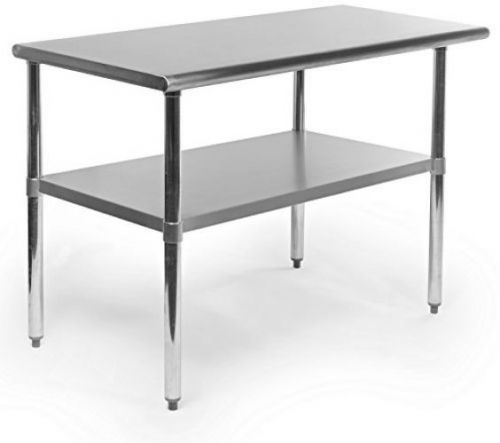 Gridmann 48-Inch X 24-Inch Stainless Steel Kitchen Table